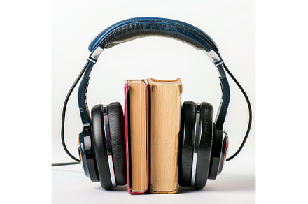 Headphones holding together two, a School & Education Photo by Ylivdesign