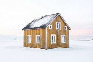 Isolated Yellow Wooden House, an Architecture Photo by Virgo Studio