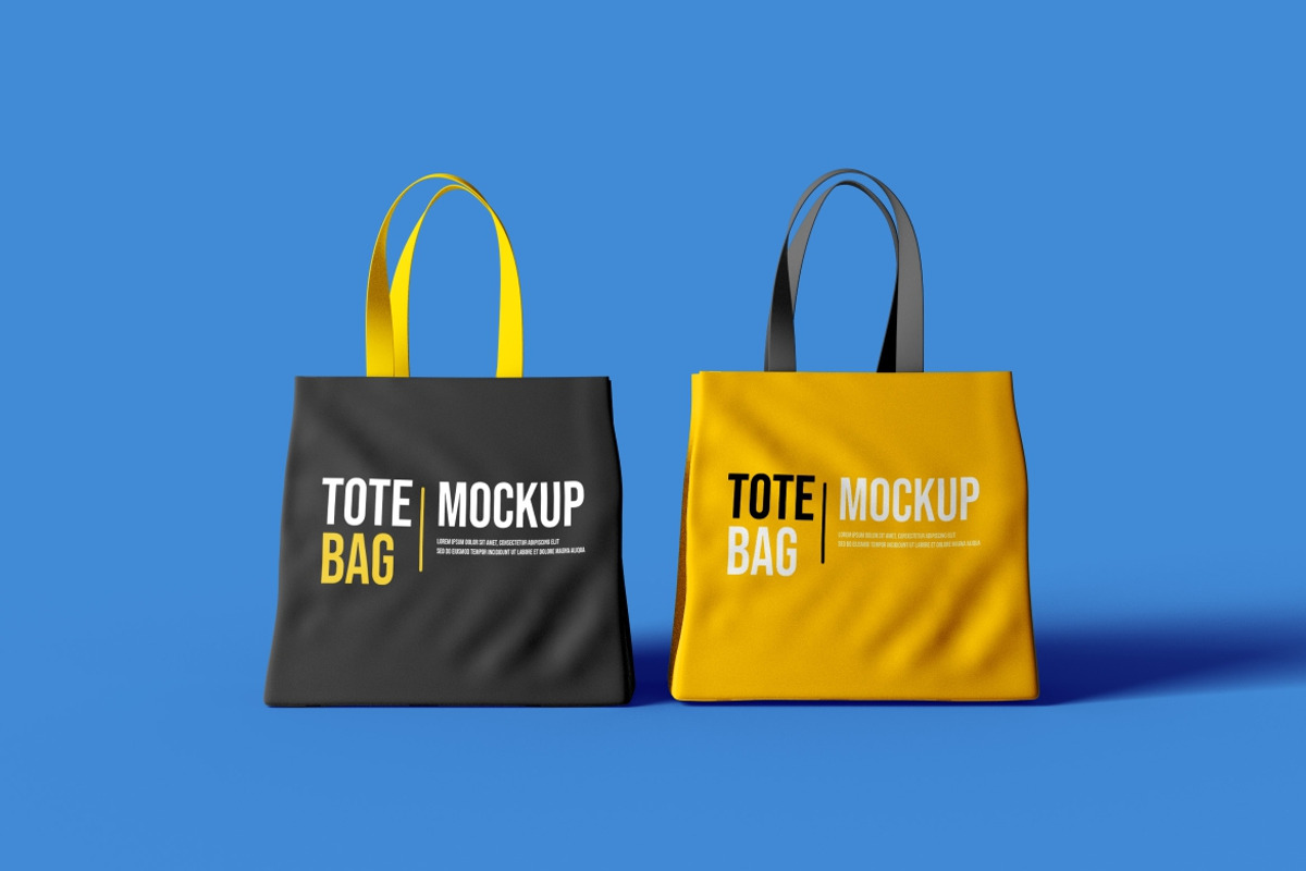 3 Totebag Mockup Sets, a Bottom Mockup by LOGTURNAL (Photo 2 of 4)