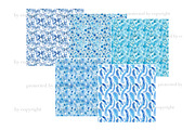 Blue Baby Boy Digital Paper, a Pattern Graphic by GlamArtZhanna (Thumbnail 2 of 3)