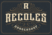 Bros Signage a Vintage Layered Font, a Blackletter Font by Blankids Studio (Thumbnail 2 of 8)