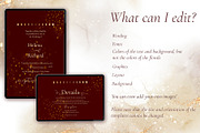 Canva *Elegant Wedding* Invitation, an Invitation Template by ElladesignCo (Thumbnail 3 of 5)