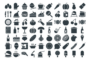 300 Food And Drinks Vector Icons