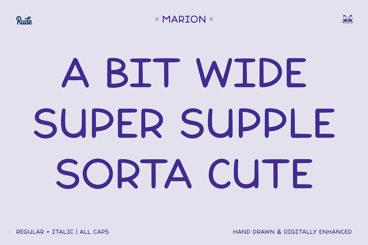 Marion Handwriting Font, a Handwritten Font by bryrude (Photo 2 of 5)
