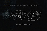 Algoritme, a Script Font by Sulthan Studio (Thumbnail 8 of 8)