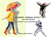 Dynamic Shadow Effect for Photoshop, an Action Add-On by 3d_model_tifotizi (Thumbnail 1 of 2)