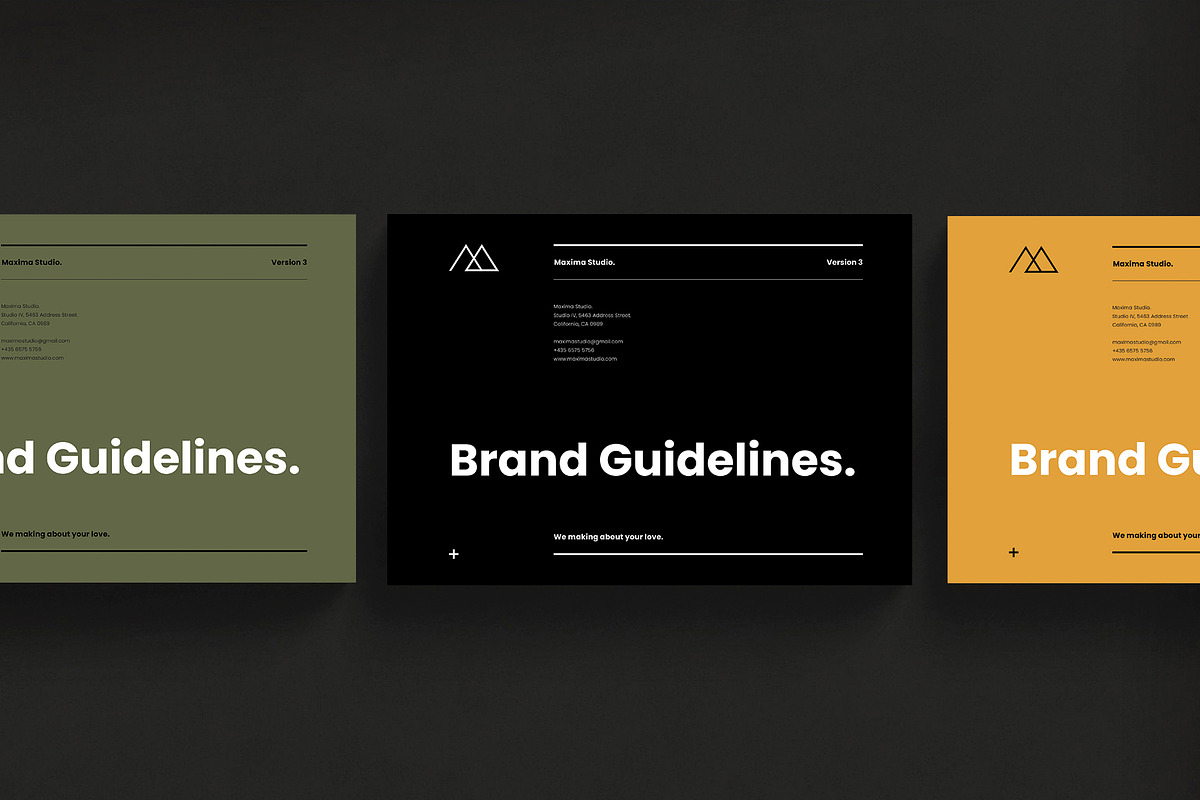 Brand Guidelines, a Brochure Template by Occy Design (Photo 2 of 10)