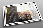 Black Modern Funeral Program, a Brochure Template by Royallove (Thumbnail 2 of 5)