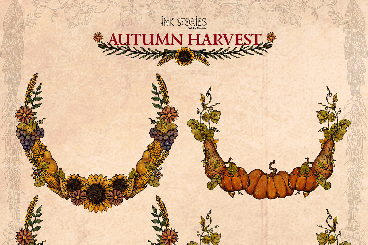 Autumn Harvest, a Seasonal Illustration by Ink Stories (Photo 23 of 26)