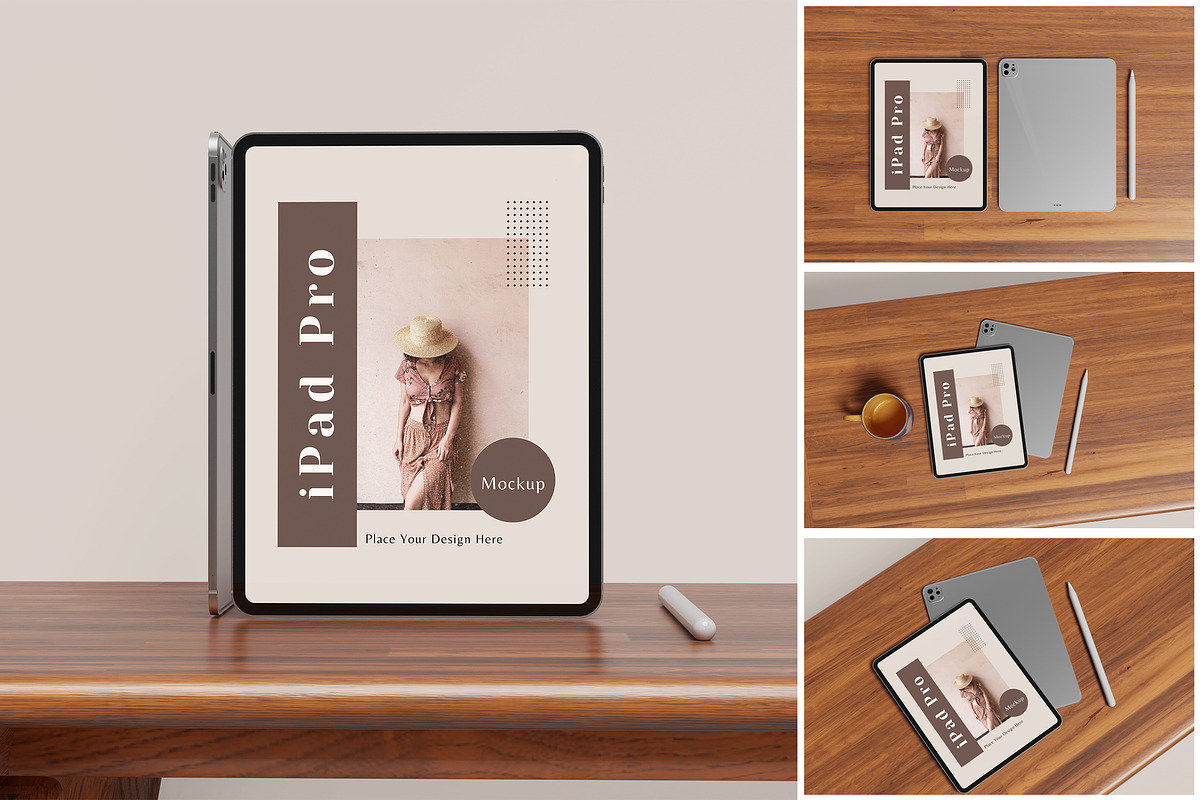 iPad Pro Mockup, a Product Mockup by MrLetters (Photo 1 of 5)