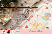 Cute Breakfast Seamless Pattern PNG, a Pattern Graphic by Chonnieartwork (Thumbnail 4 of 5)