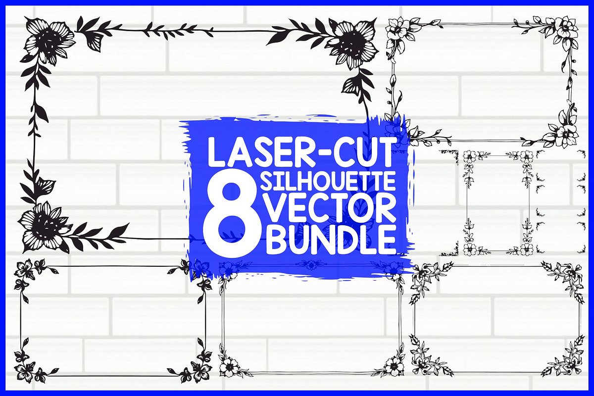 Decorative Laser Cut Borders, an Illustration by balal (Photo 1 of 9)