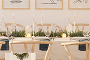 CHRISTMAS DINNER | frame mockup set, a Household Mockup by yuliyuri.studio (Thumbnail 5 of 12)
