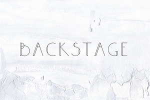 BACKSTAGE Sans Serif Font