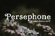 Persephone // A Hand-Drawn Serif, a Serif Font by Megs Lang (Thumbnail 1 of 25)