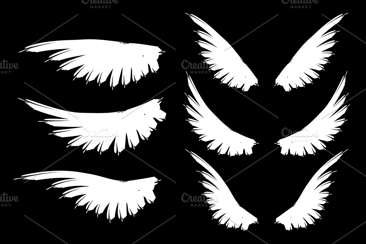 Bird wings collection., an Illustration by DeShoff Art (Photo 2 of 2)