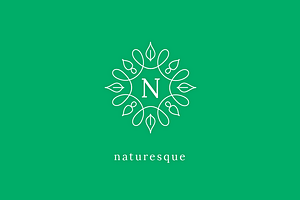 Lineart / Line / Filigree Logo II