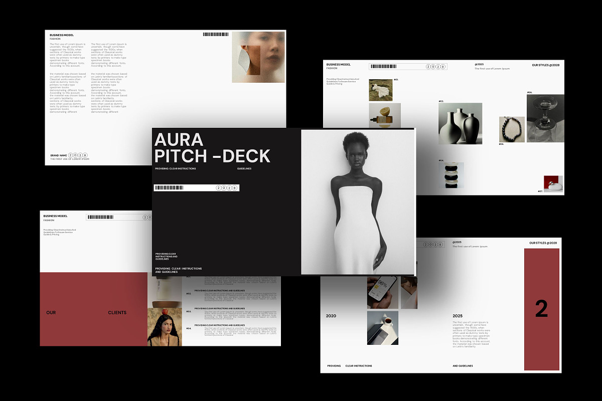 Aura Pitch Deck Presentation, a Presentation Template by Studio Industry (Photo 6 of 11)