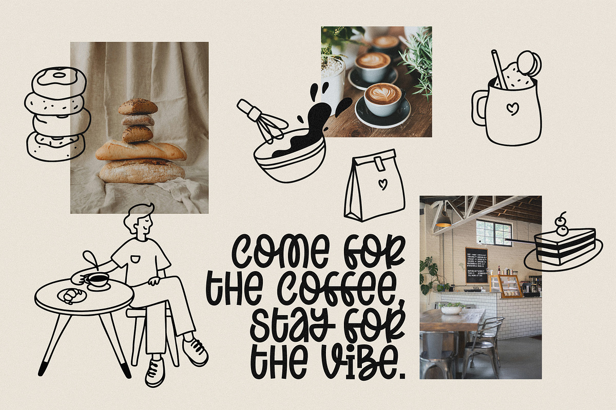 The Coffee Club Illustration Pack, an Object Graphic by CarmineType (Photo 5 of 14)