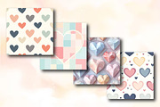 Modern Valentine Geometric Pattern, a Background Photo by RobertsArt (Thumbnail 2 of 5)