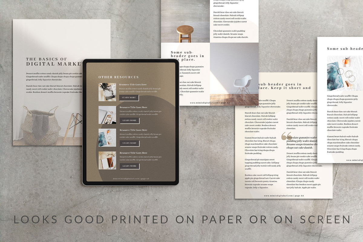 eBook Canva Template | Mink, a Magazine Template by Studio Sugoi (Photo 9 of 10)