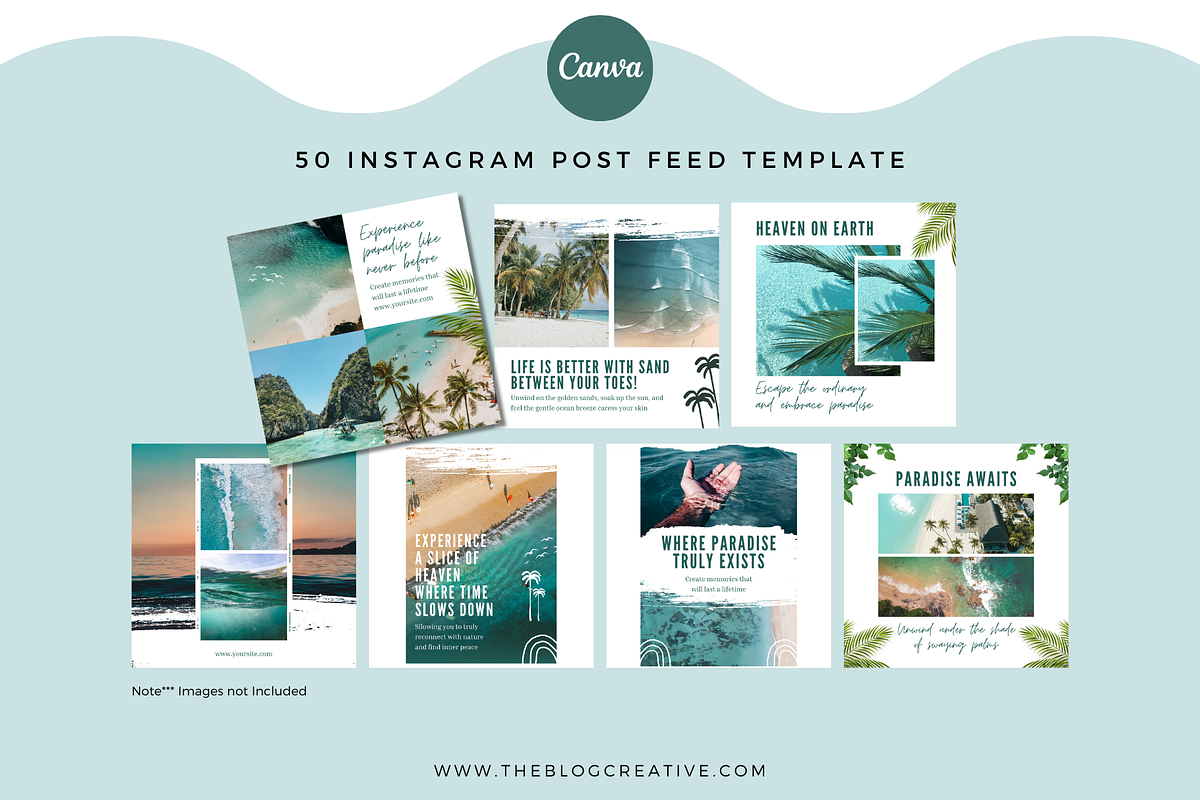 Travel Blogger Instagram and FB, a Social Media Template by The Blog Creative (Photo 3 of 7)