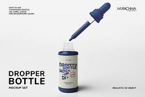 Dropper Bottle Mockup Set