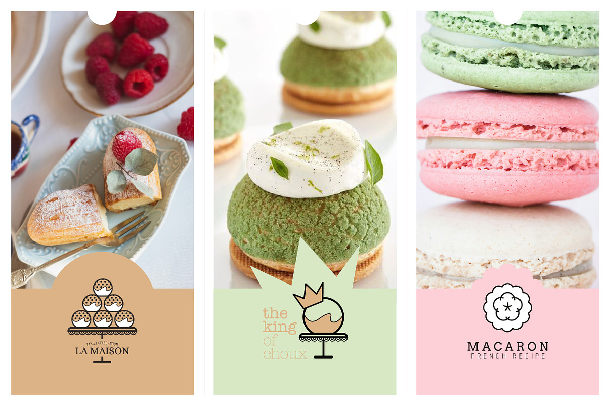 Bakery & Tea Shop Branding Pack, an Outline Icon by AnneCeline (Photo 8 of 9)