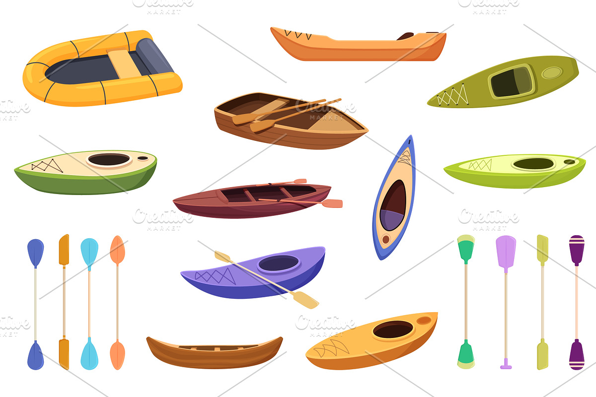 Kayaking equipment. Different water, a Sport Illustration by Stock-Smart-Start