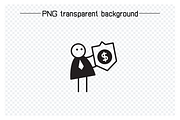 Funny Office Employee Stick Figures, a Work Illustration by Designfour (Thumbnail 4 of 8)