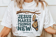 Jesus Makes Things New Butterfly PNG, a Seasonal Illustration by Canvas Craft (Thumbnail 3 of 6)
