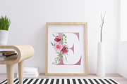 Watercolor flowers Pink & Marsala, an Illustration by Larisa Maslova (Thumbnail 2 of 14)