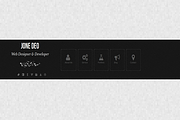 Mycard - Responsive HTML5 Vcard, a Bootstrap Template by Metrothemes (Thumbnail 1 of 5)
