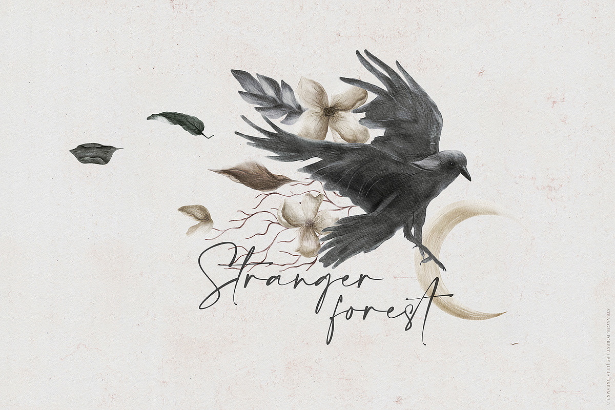 Stranger Forest Collection, an Animal Illustration by Julia Dreams (Photo 12 of 12)