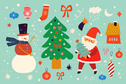 Cute Christmas collection, a Seasonal Illustration by MoleskoStudio (Thumbnail 10 of 30)