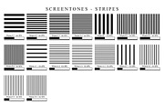 Screentones Collection 4 - Stripes, a Background Graphic by Honnum Graphic Art (Thumbnail 7 of 9)