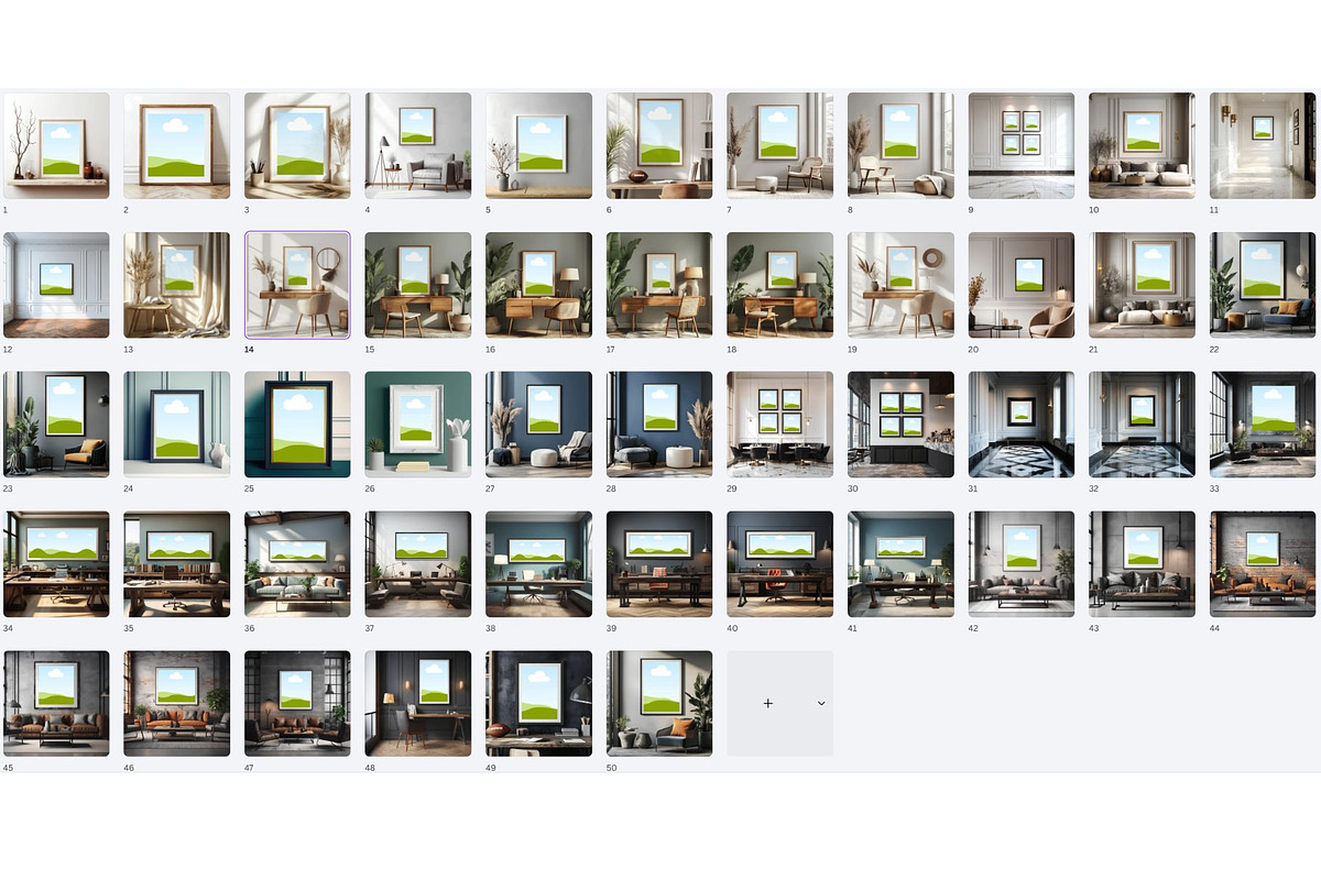 50 Canva Frame Mockups Luxury 4K, a Household Mockup by ARTOZEN DIGITAL (Photo 15 of 15)