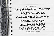 Working Draft - Raw Handwritten, a Handwritten Font by Sloulyfe (Thumbnail 8 of 10)