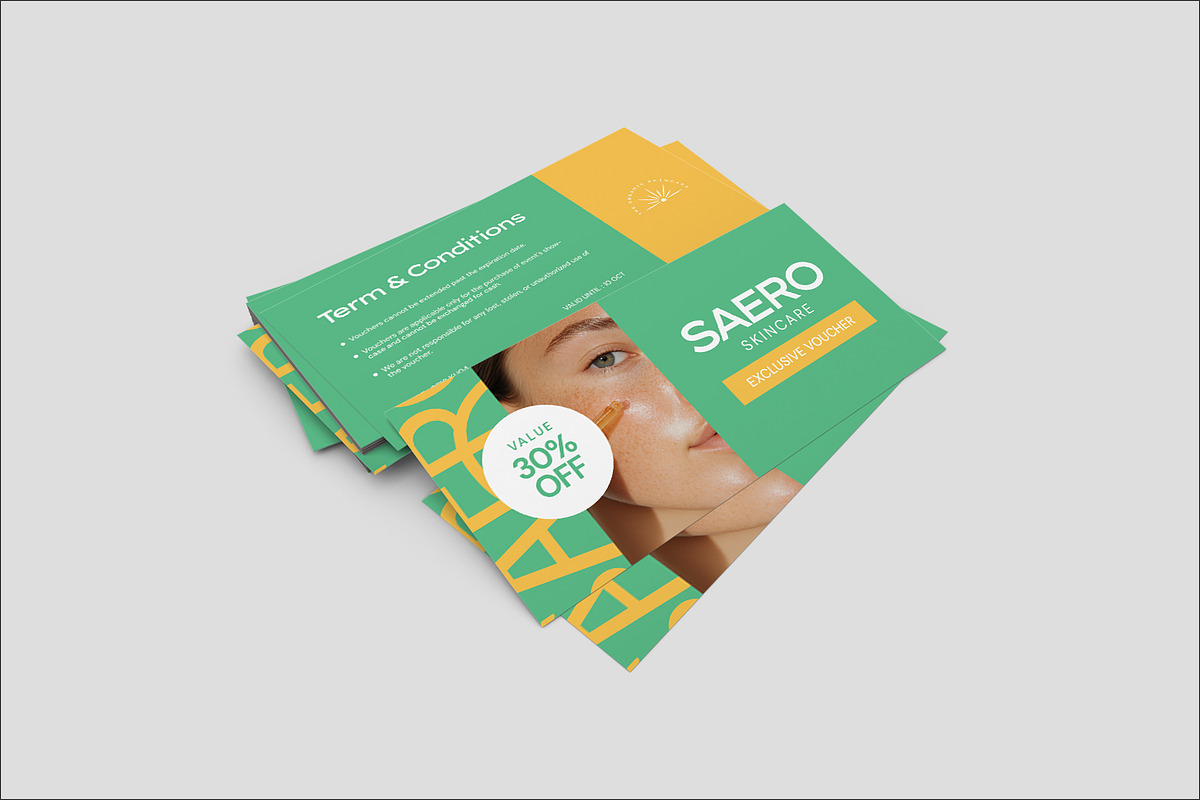Saerion - Gift Voucher, a Print Template by Fannan Studio (Photo 3 of 3)