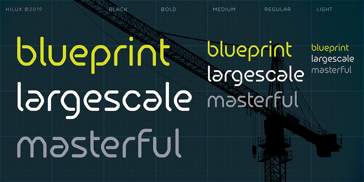 Hilux, a Sans Serif Font by HeadFirst (Photo 10 of 13)