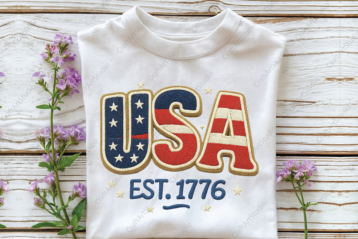 Latch Hook USA Png Patriotic America, an Illustration by CraftArtStudio (Photo 3 of 4)