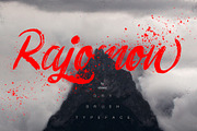 Rajomon, a Script Font by Etewut (Thumbnail 10 of 10)