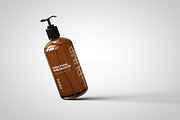 Amber Pump Bottle Mock-Up, a Pens & Pencil Mockup by TSOBG (Thumbnail 13 of 15)
