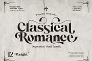 Classical Romance, a Serif Font by Ardyanatypes (Thumbnail 1 of 12)