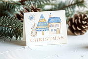 Watercolor Scandinavian Christmas, a Seasonal Illustration by SvetaArtStore (Thumbnail 6 of 9)