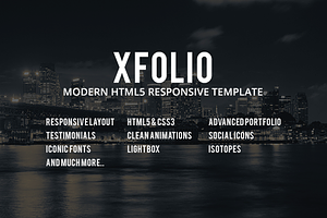 Xfolio -Responsive Business Template