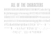 CS Brigham Ascii, a Sans Serif Font by Craft Supply Co. (Thumbnail 8 of 8)