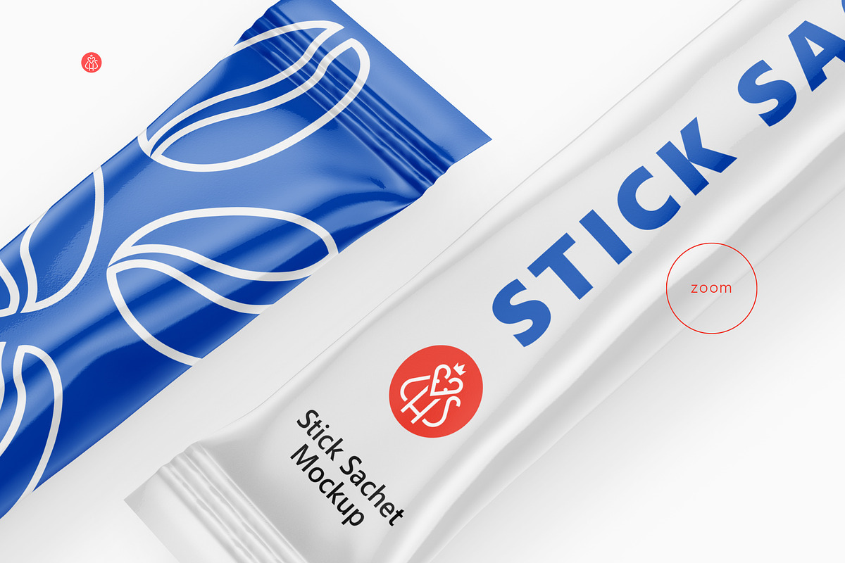 Stick Sachet Mockup – Half side View, a Packaging Mockup by HelenStock (Photo 9 of 9)