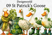 St Patrick's Goose Clipart, an Illustration by Designworld (Thumbnail 1 of 3)