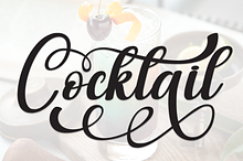 Cocktail | Script Font